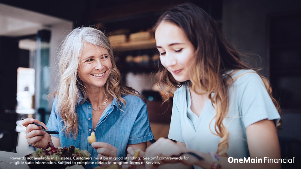 OneMain's tweet photo. This year we want to treat you to dinner. Our #OneMainResolution is to help you earn Rewards points that you can use for restaurant gift cards and more. https://t.co/Sap9mRfJE5 https://t.co/7IzoER0G0T