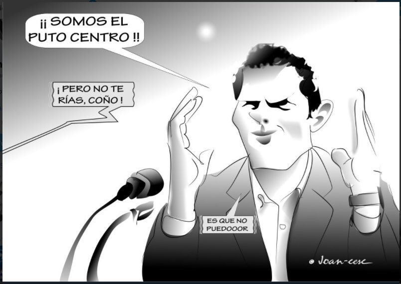 jjavierbueno's tweet photo. El #Centro de #AlbertRivera #Ciudadanos #humor #política #España #EstafaCs #corrupción #Cs #SinPrincipios #Derecha #Cataluña #SinIdeología #Todoporlapasta https://t.co/ze3SiiDitB