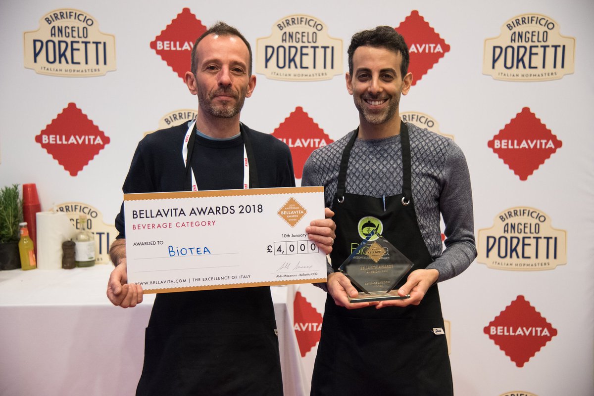 BellavitaExpo's tweet photo. Congratulations to our Bellavita Awards winners @FidaniFood and #biotea! #bellavitaexpo #horecava2018 https://t.co/9jtIIT8ZSL