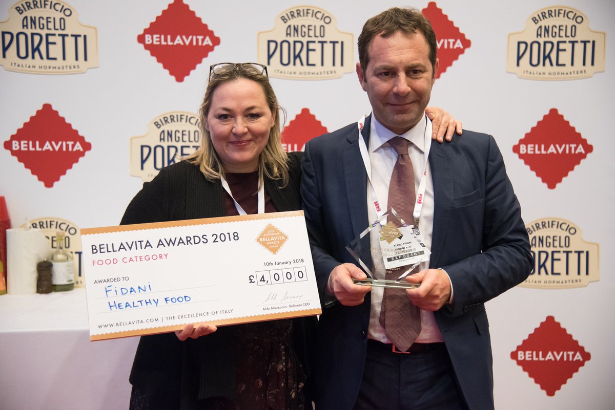 BellavitaExpo's tweet photo. Congratulations to our Bellavita Awards winners @FidaniFood and #biotea! #bellavitaexpo #horecava2018 https://t.co/9jtIIT8ZSL
