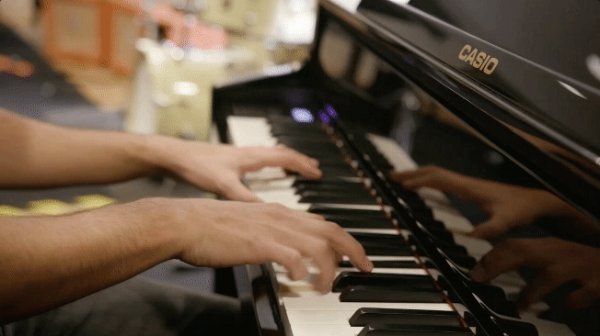 CasioMusicUK's tweet photo. Our #ActionInMusic campaign took us to @LIPALiverpool. Find out what they thought of the #CelvianoGrandHybrid at https://t.co/5WAy7mRcyR https://t.co/bRkAfce2kO