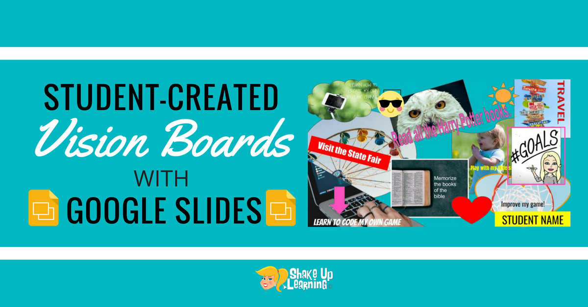 coolcatteacher's tweet photo. Student-Created Vision Boards with Google Slides https://t.co/7qVbsnNI2C #edtech https://t.co/pQ1mM6wNib