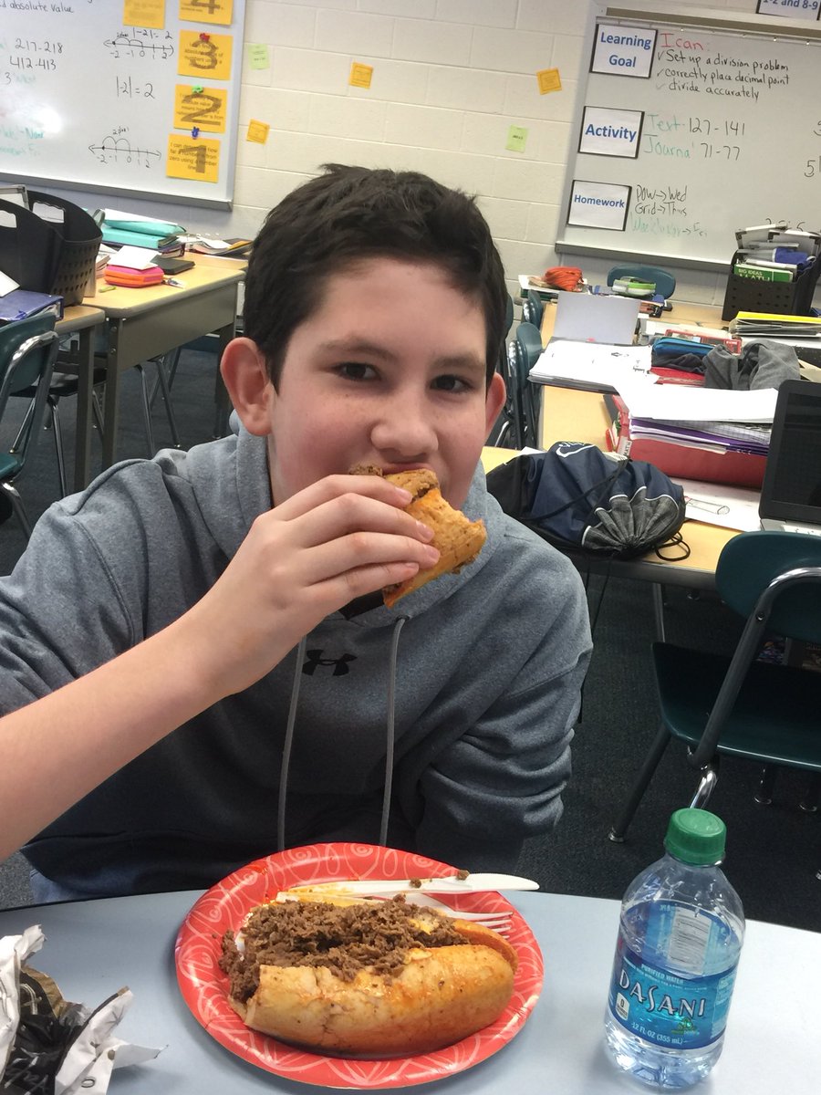 petruccim's tweet photo. Fact Madness Champions enjoying their reward lunch! #WeAreDavies https://t.co/hnKFl9RYzJ