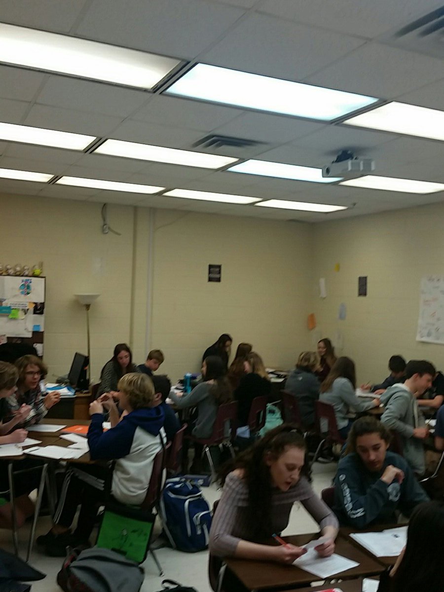 AmbrogioWLHS's tweet photo. 3rd hour back at it :) We're working on our identification of ethos, pathos, and logos in group work today! #restedup #hitthegroundrunning #ethospathoslogos #allthesnowdays https://t.co/TkT7RxvLSM