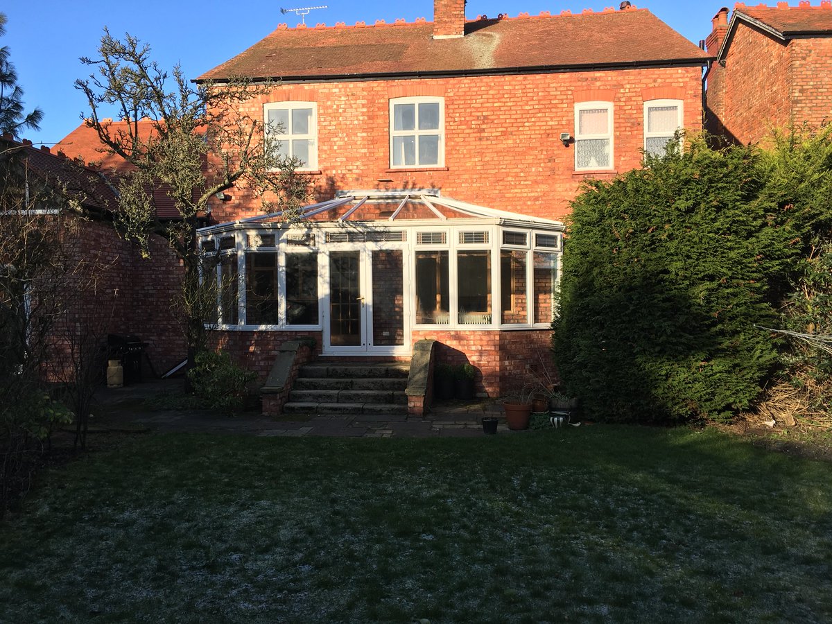 PaulEnnisandCo's tweet photo. What a difference a day makes! A typical job for our domestic Building division- taking out a conservatory to then building an orangery! https://t.co/k1QqqwfYYq