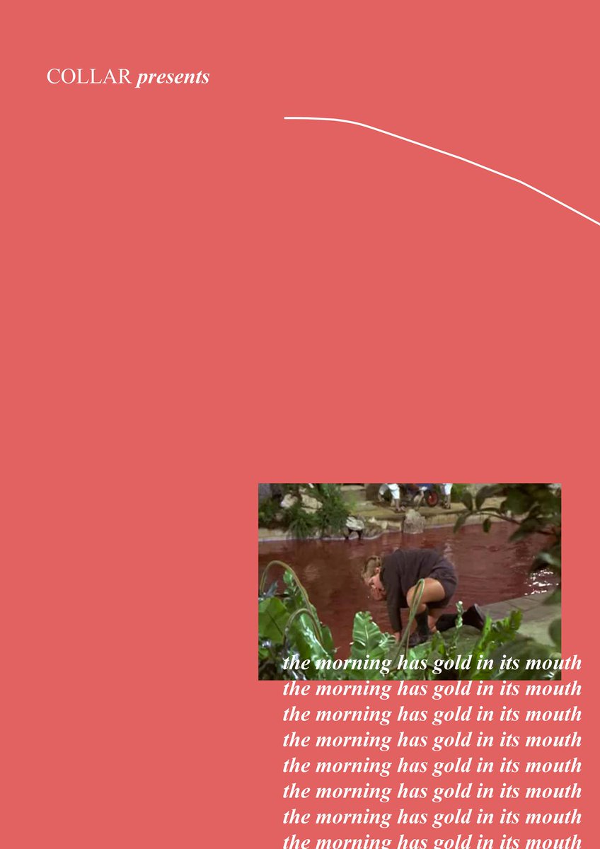 After ‘Break in Transmission’ preview <a href="/HoldenGallery/">The Holden Gallery</a> head over to 'The morning has gold in it’s mouth’ opening <a href="/CollarMcr/">COLLAR</a> - Friday 19th January.