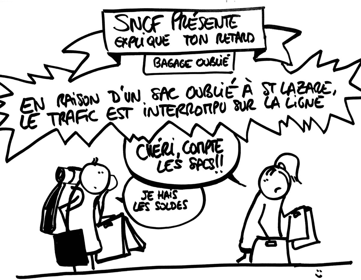 SheepTrain's tweet photo. Bon ben moi je rentre! :)
#SNCF présente : #expliquetonretard #bagageabandonne #soldes #Solde2018 #Zusagers #plaintes #retard #RATP #Train #annulations #ferroviaire #IDFMobilites #TransportsIDF #pasdetrain #Problèmesncf #TeamSNCF #ligneU #ligneL #LigneJ #RERA #RERB #RERC #RERD https://t.co/a2Opv1Qz47