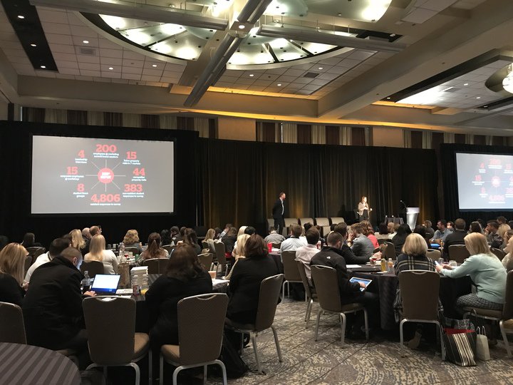 yoursimpletruth's tweet photo. Add the folks of #TeamScion to the growing list of audiences wowed by a Simple Truth brand strategy presentation. #leadershipsummit2018 #brandstrategy https://t.co/heWUFje4RL