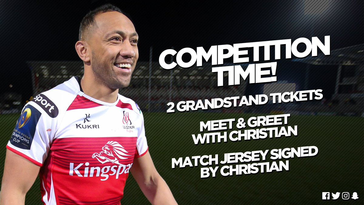 💥 COMPETITION 💥

@CLealiifano will play his last home game for us on Saturday v La Rochelle.

So we're giving away this AMAZING PRIZE to one lucky winner!

➡️ RT to enter
➡️ Comp closes Thursday, 8pm

 🎫 Tickets available at ulsterrugby.com/buytickets