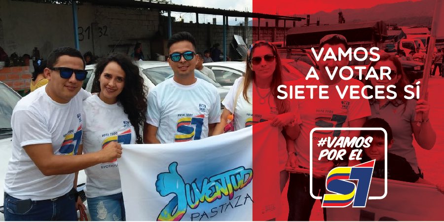 Nuestra campaña por el Sí se basa en la alegría, respeto y argumentos. Demostremos que, cuando nos unimos, somos invencibles. #VamosPorElSí