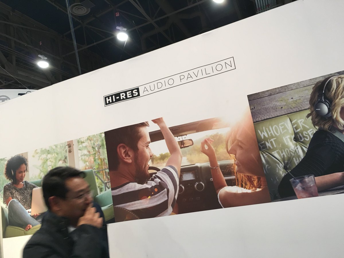 HiResAudio's tweet image. Hi-res audio in full swing at the Hi-Res Audio Pavilion at #CES2018 @HiResAudio bit.ly/HRACES2018