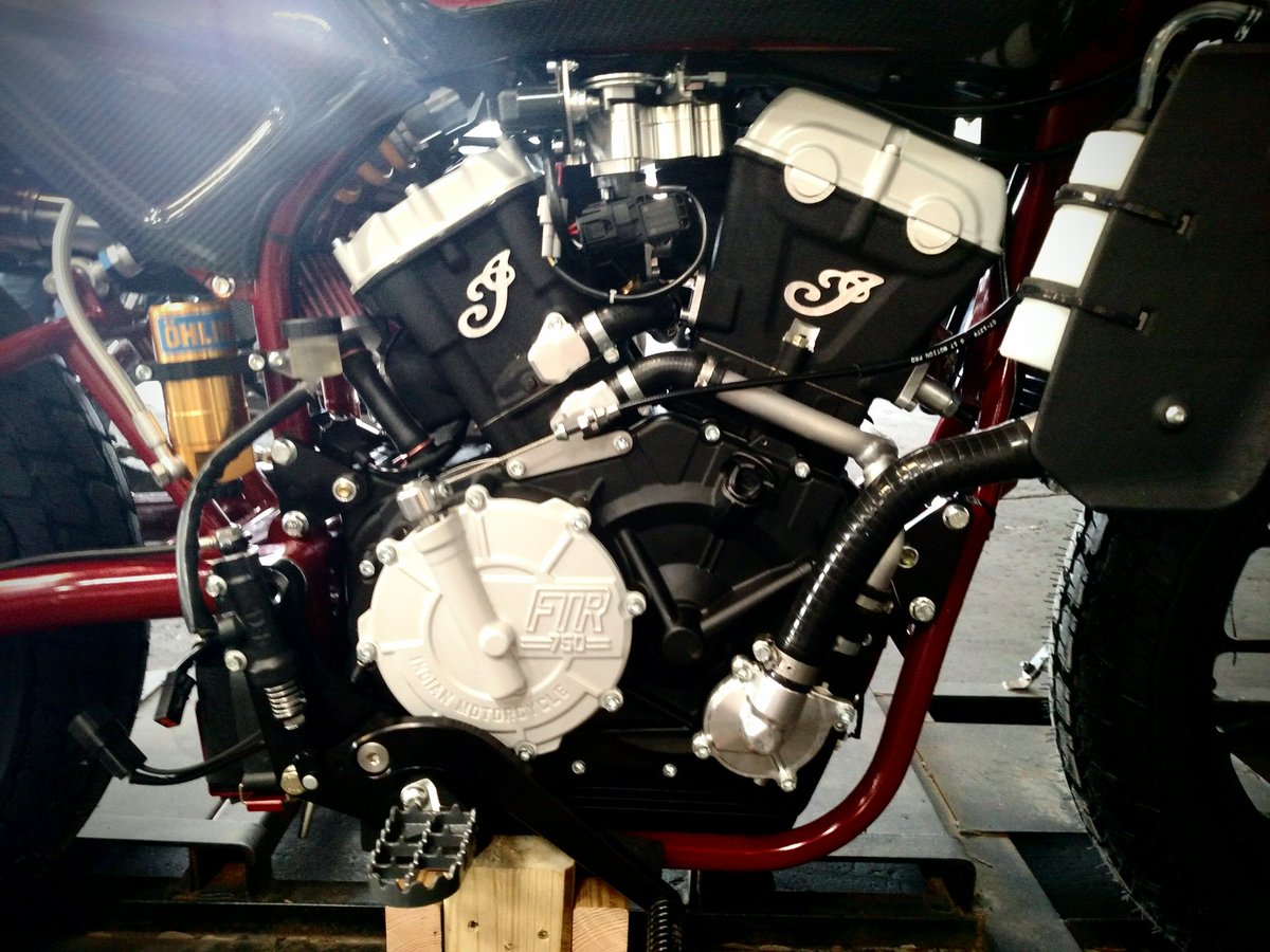indianmc_okc's tweet photo. The #Scout #FTR750 @AmericanFlatTrk #flattrackracing #motorcycle just arrived today! Can't wait for @chadcose to come ride it. The first race will be in @DISupdates #DaytonaTT March 15th! https://t.co/B7HcwkIGVw