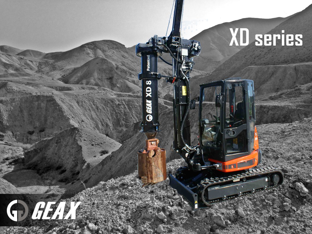 GEAXdrill's tweet photo. XD series #geax #compactpilingrig #piling #restrictedaccess #lowheadroom #cimentaciones #spezialtiefbau #trivellazioni https://t.co/rOtnhbYY4g