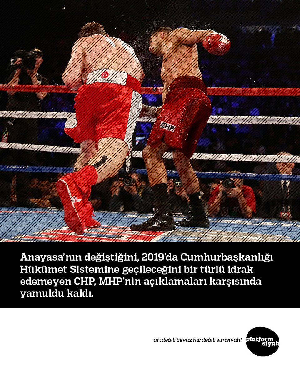 #Anayasa’nın değiştiğini, 2019’da #CumhurbaşkanlığıHükümetSistemi’ne geçileceğini bir türlü idrak edemeyen #CHP, #MHP’nin açıklamaları karşısında yamuldu kaldı.