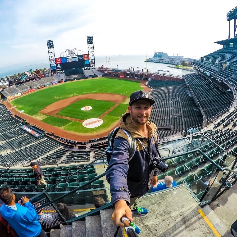 JoshTweedie's tweet photo. Swing batter batter. Oh wait wrong time of the year to play ball #offseason #tour #sfgiants #ilabb #ilabbfamily #Goproanz #gopro #Travel #Kiwi #atandtpark https://t.co/C2Er9Q3nJT https://t.co/uD8zqVtkPE