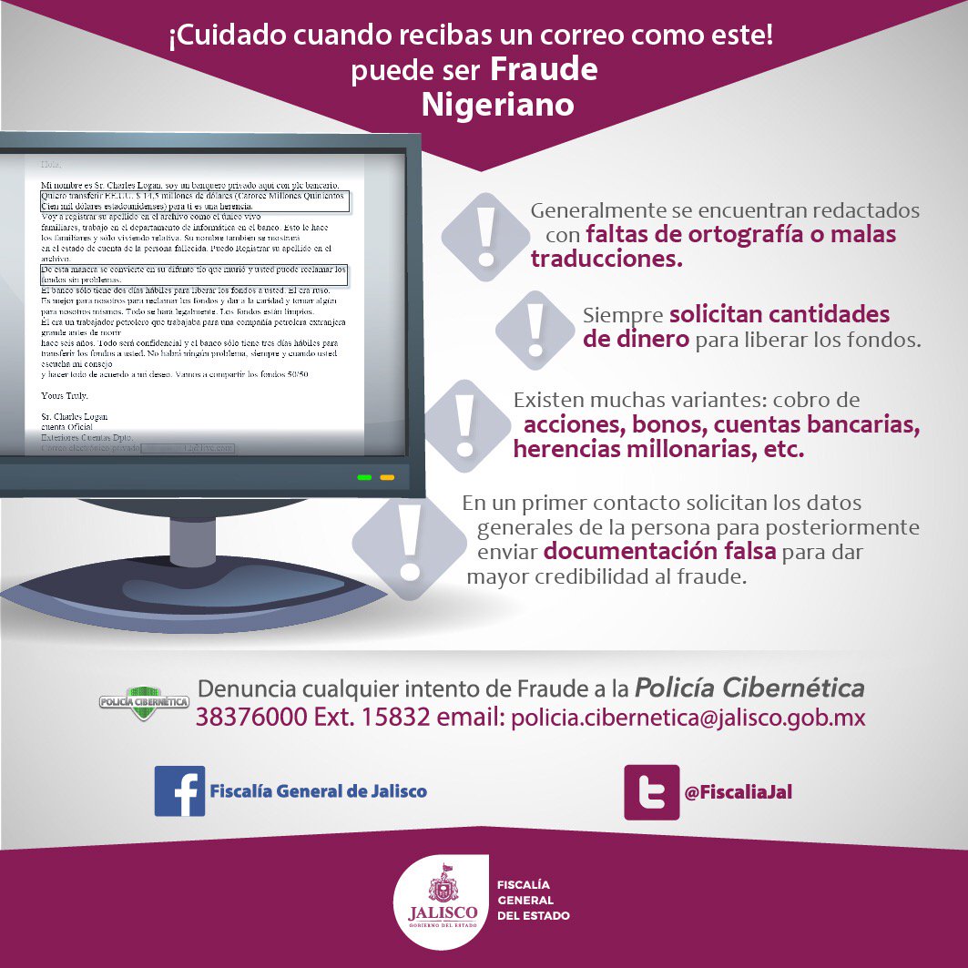 Las faltas de ortografía y las malas traducciones, suelen ser indicios de correos fraudulentos.