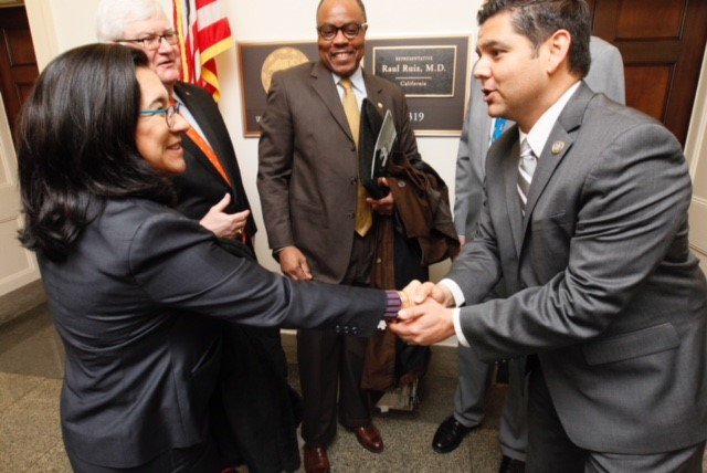 APApsychiatric's tweet image. APA Past President @MariaOquendo and #Docs4Coverage met with @CongressmanRuiz on Capitol Hill today representing more than 560k physicians to share the message: #SaveChip &amp;amp; #KeepKidsCovered