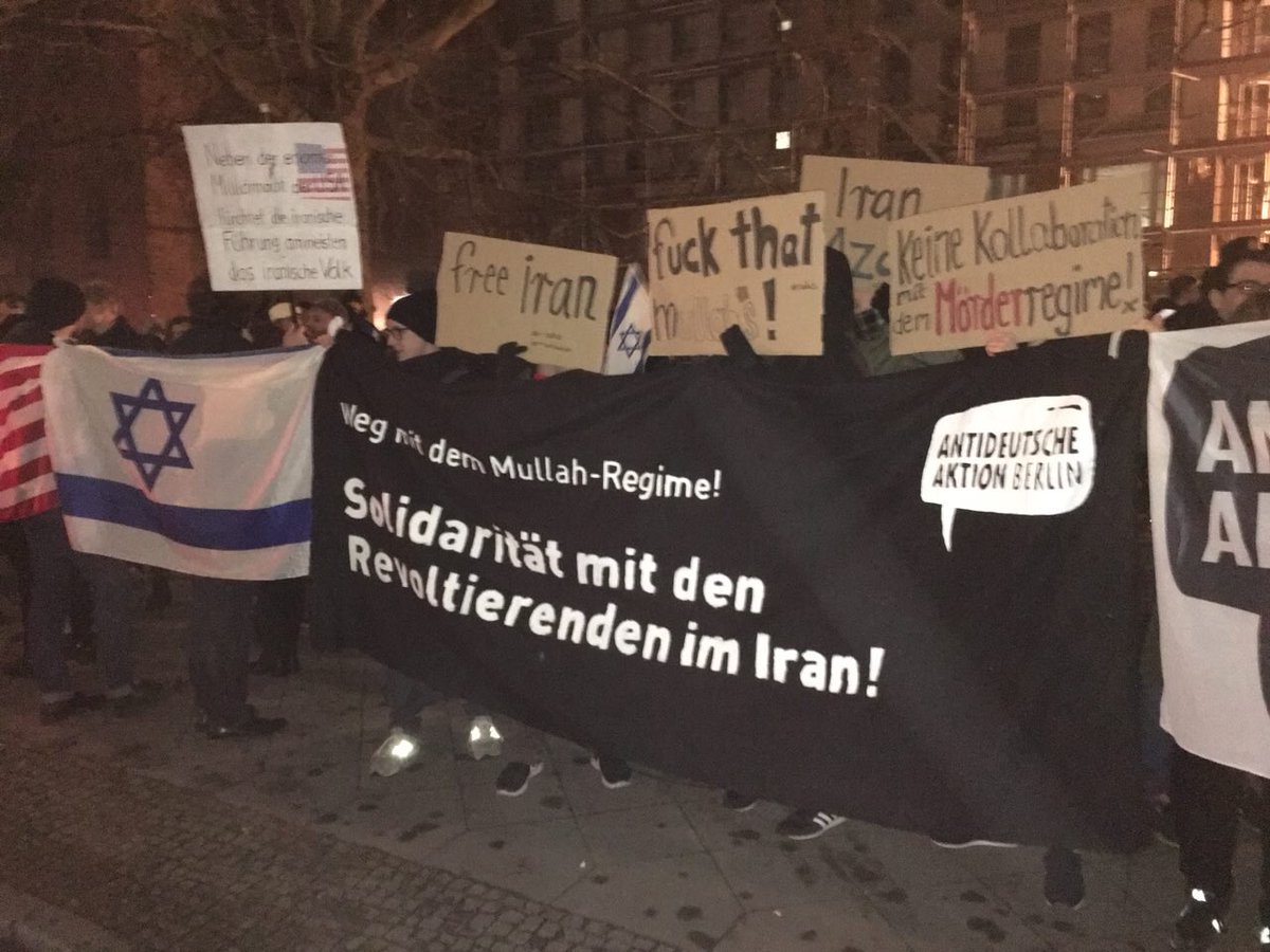 antideutsch_org's tweet photo. „Freiheit für Iran heißt Freiheit vom Islam!“ https://t.co/IobdCN4NBU
