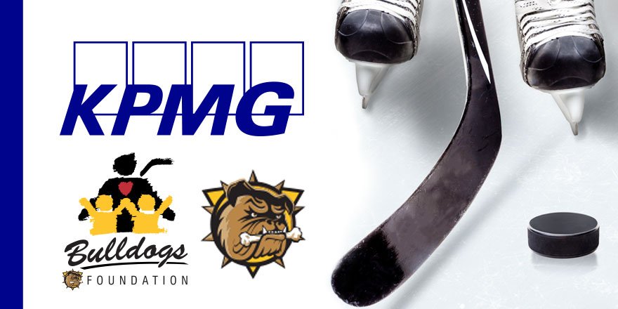 MarioParon's tweet photo. KPMG is proud to support the Bulldog Foundation school breakfast program @BulldogsFDN  @BulldogsOHL #HamtownHockey https://t.co/0HekapaoQ7