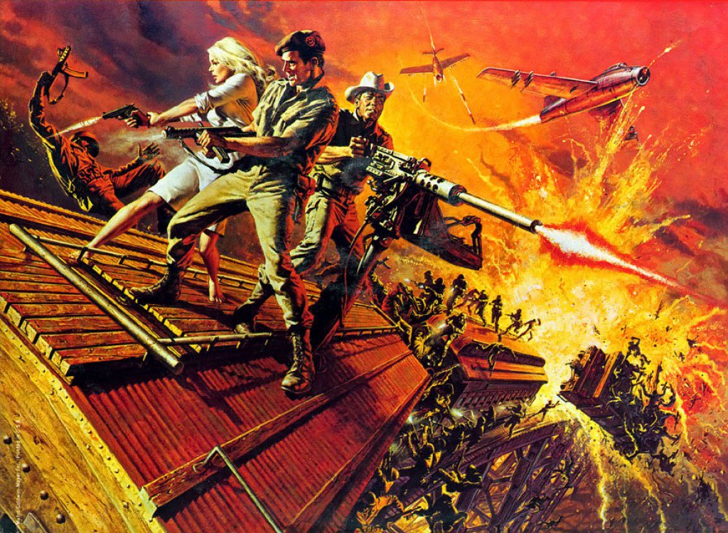 Happy Birthday Rod Taylor - DARK OF THE SUN - 1968 - Frank McCarthy art 