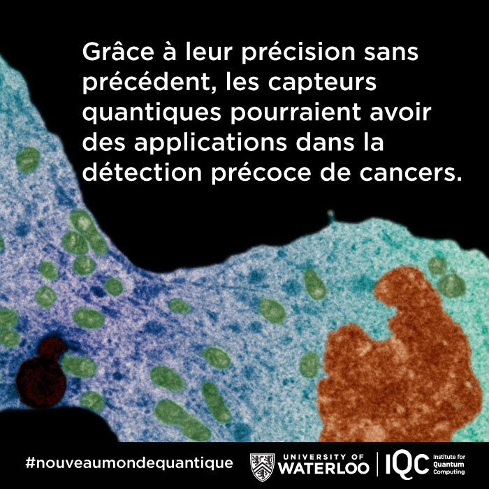 quantumexhibit's tweet photo. Des capteurs #quantiques amélioreront la détection du cancer. #nouveaumondequantique #quantumYOW @SciTechCanada https://t.co/2yy4fPCahX https://t.co/zpSAh8nLWZ