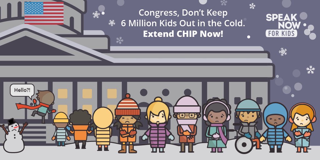 We have joined other Children’s health advocates from across the country to declare Wednesday, January 10th as a National Day of Action to #SaveCHIP!