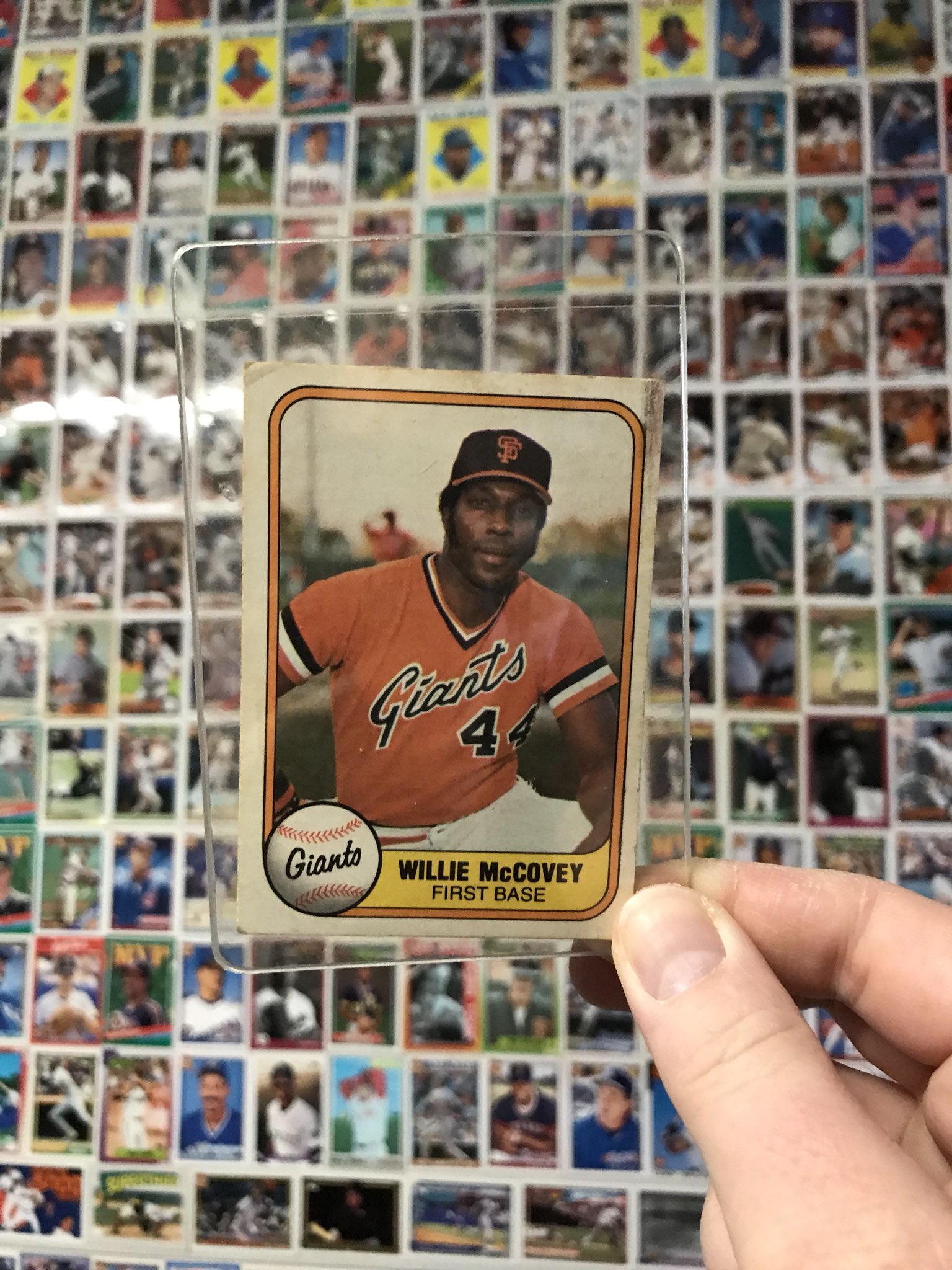 Dug this bad boy up to wish a Happy 80th Birthday to the great Willie McCovey  