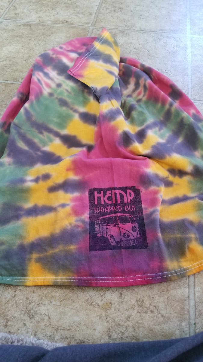 HempWrappedBus's tweet photo. Adding our #logo on all our #tiedye shirts see more on our Facebook @HempWrappedBus https://t.co/aqAkc6nJrJ