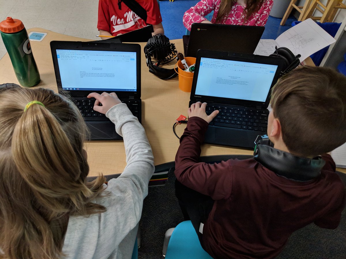 meganwarwick12's tweet photo. 2nd graders using Google Classroom for their writing work! #vanmeter https://t.co/Sb74HPJKzG