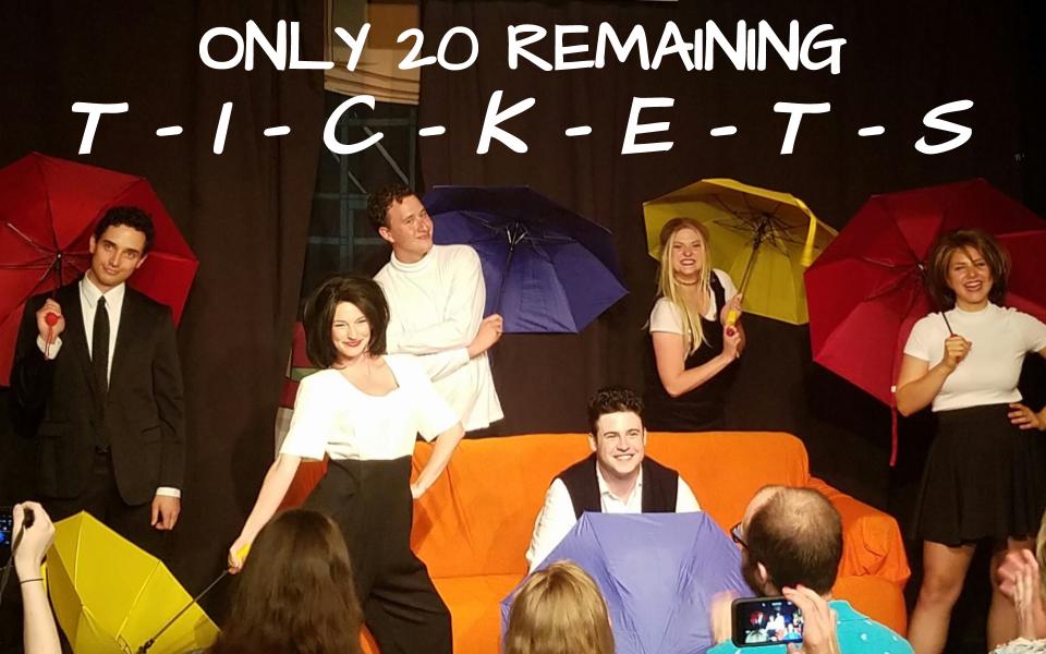 Only 20 tickets left to "The One Where They Sing!" Don't miss this one night only performance to fund-raise for sarahsinn.org. Tickets at mclchicago.com/the-one-where-…