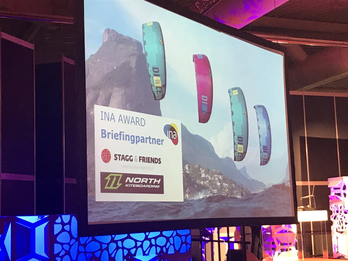 INA_Award's tweet photo. Die Briefingpartner des 13. #inaaward waren Stagg &amp; Friends und North Kiteboarding #realeAufgabenstellung #ina13 #boe18 https://t.co/pkvK7RI4g0