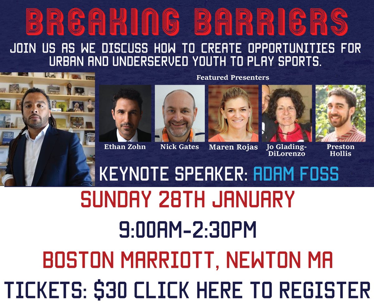 Check out the Breaking Barriers session on Sunday January 28th. Follow the link to register mayouthsoccer.org/events/breakin…