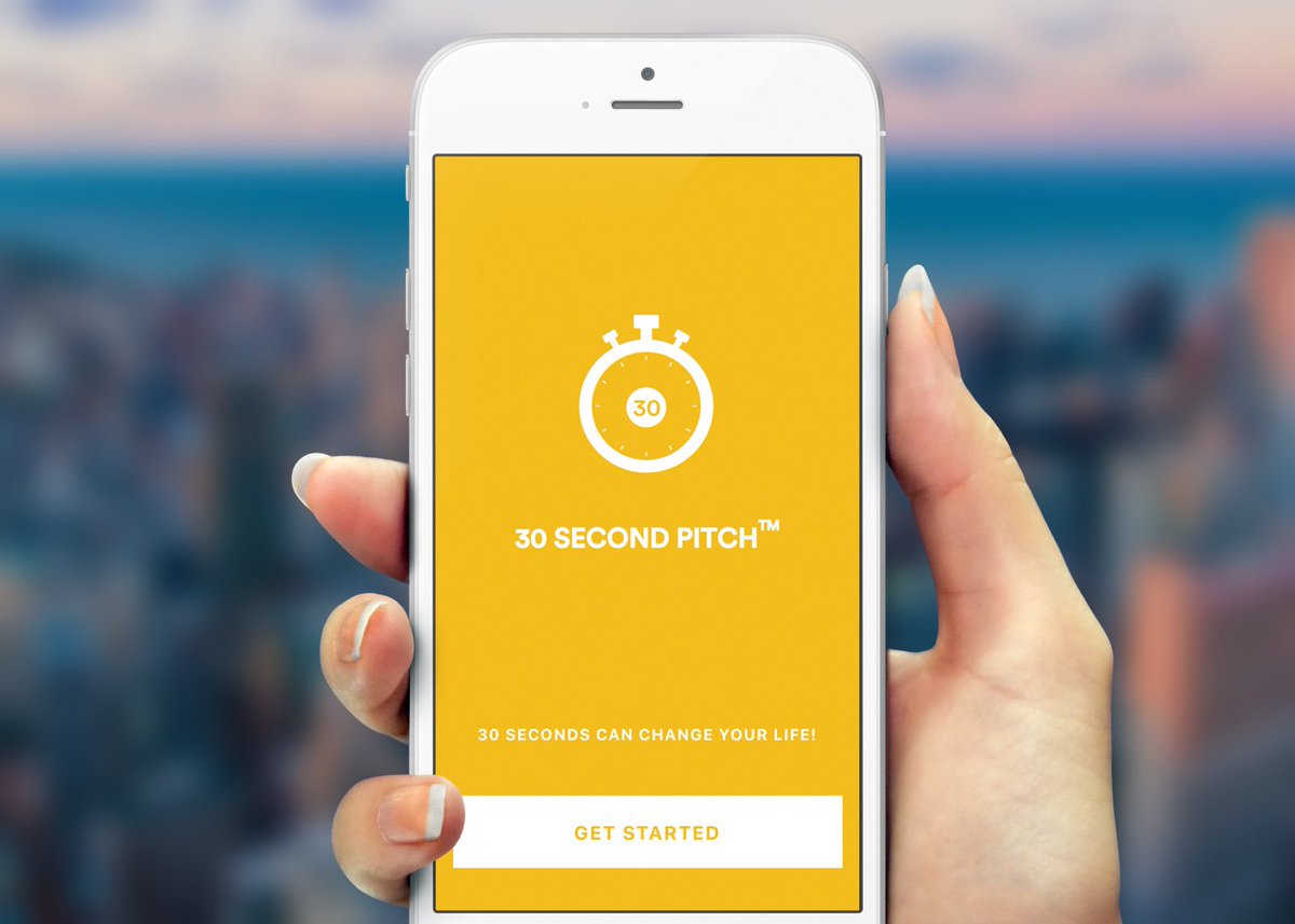 Is one of your 2018 business goals to get funding for your idea? Download #30SecondPitch now and achieve that goal!