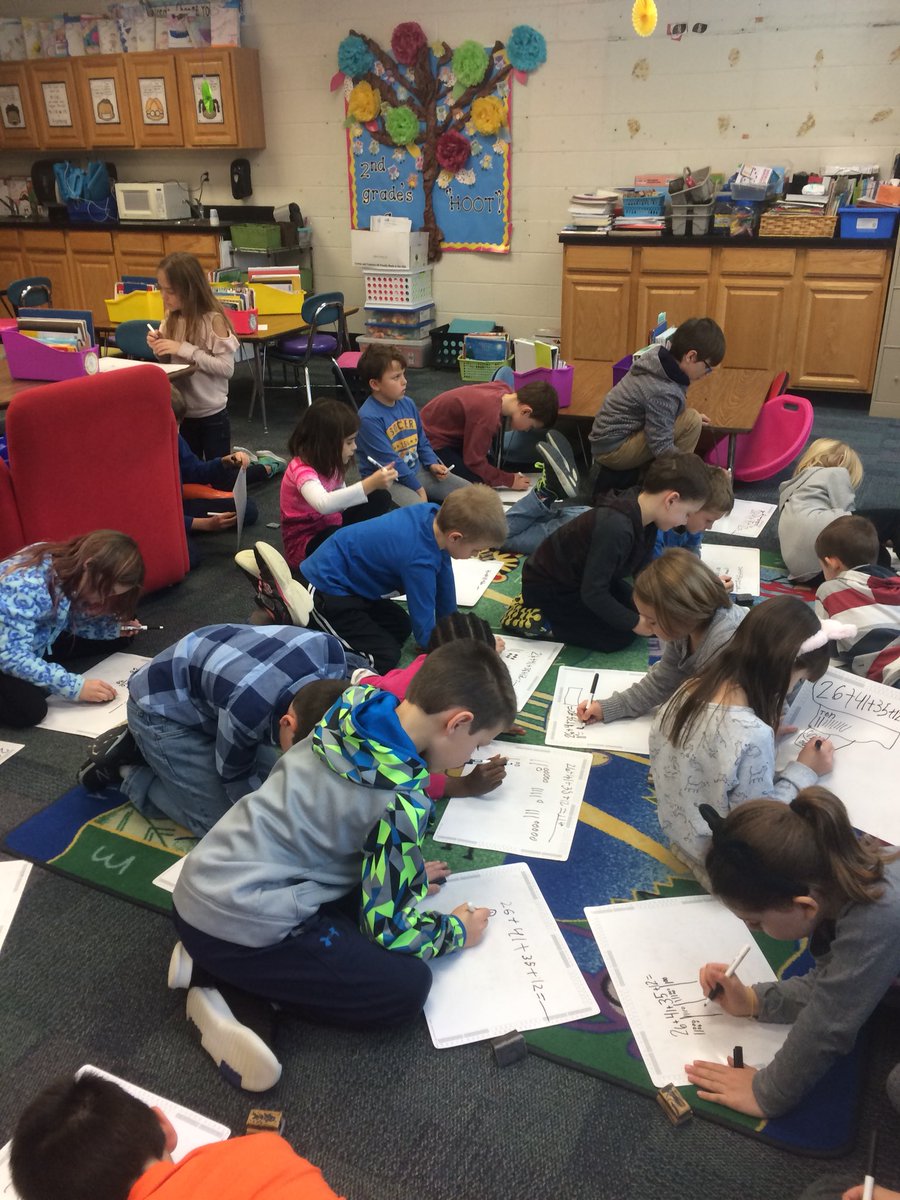 amelia_morrell's tweet photo. 2nd graders exploring adding 3-4 digits! #AddamsLearners @Jyouanes_ADDAMS https://t.co/K06Dzy4h0G
