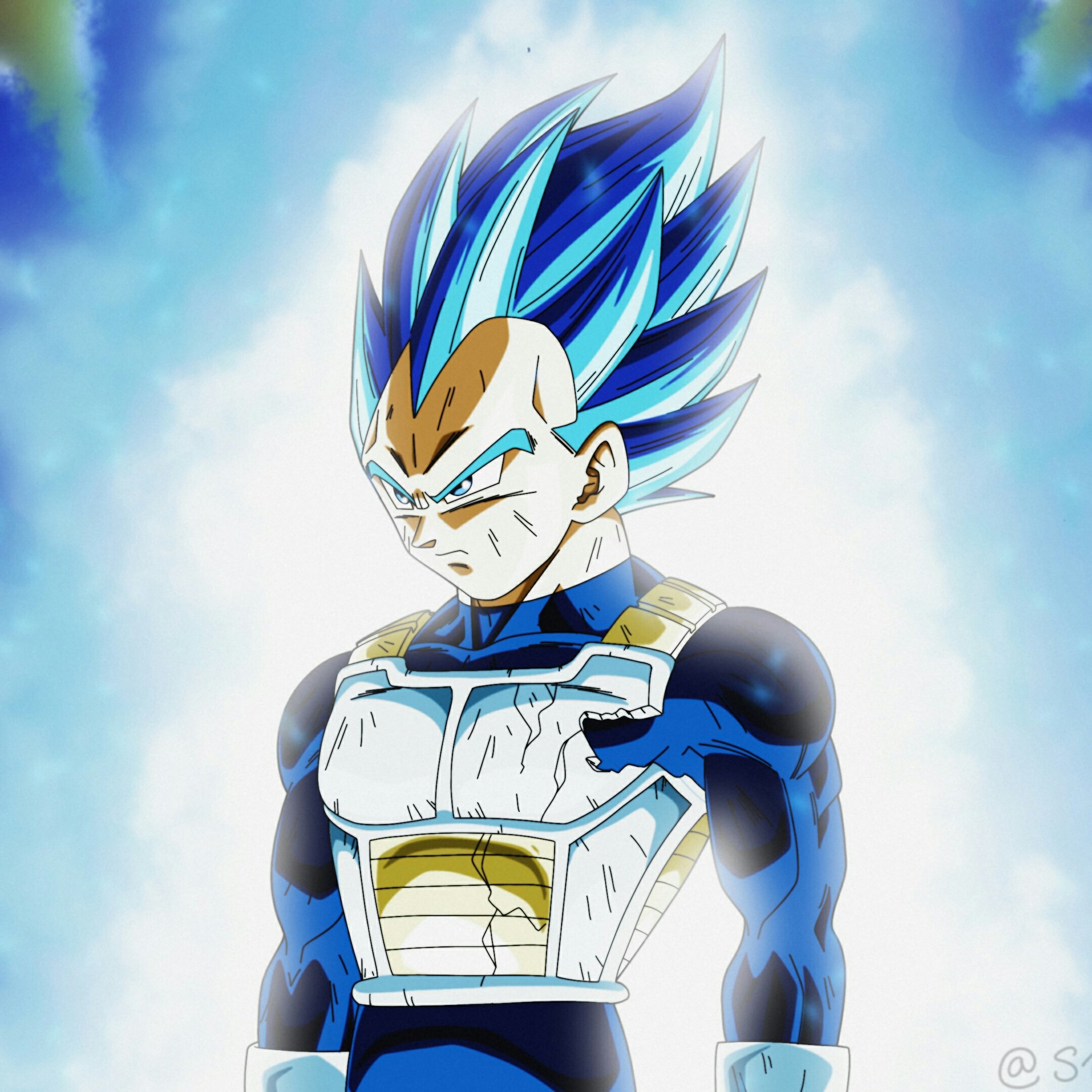 Goku super saiyajin blue full power