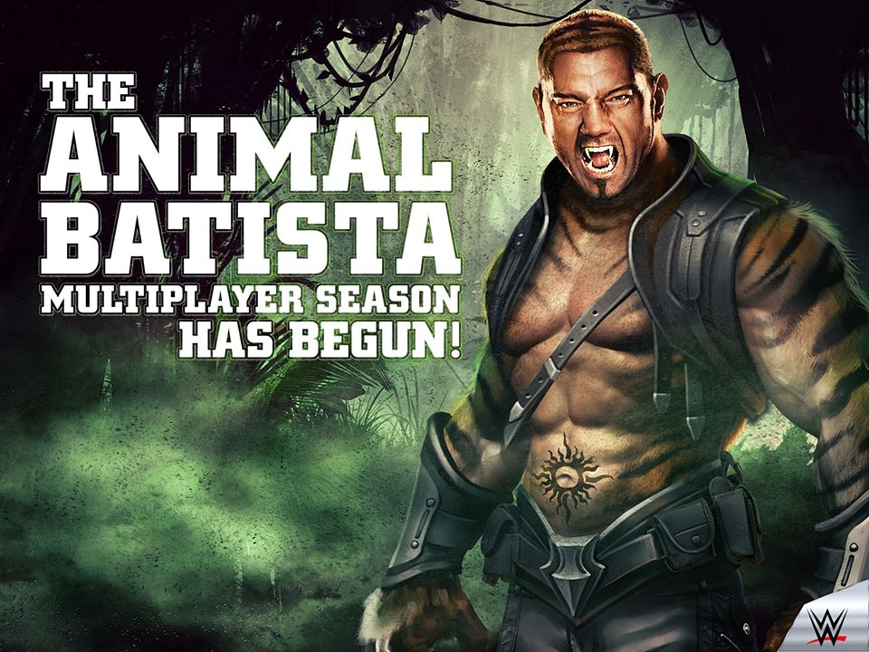 Unleash your inner animal.   Batista is back!