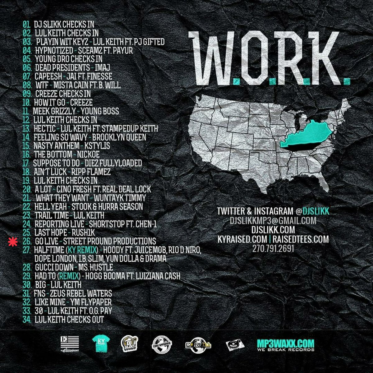 warlock_xbt's tweet photo. 🔥OUT NOW ON LIVE MIXTAPES🔥@DJSlikk’s WORK Pt. 5 Hosted by @lulkeithmusic ft. STREET POUND PRODUCTIONS "GO LIVE" #TheELITEgiance #CoreDJs #KYRaised #Mixtape #WORK #LulKeith #DJSlikk #WeWorkin #WePromoteUs #streetpoundproductions #streetpound #streetpoundentertainment @indytapes https://t.co/pi2dlbx4Py