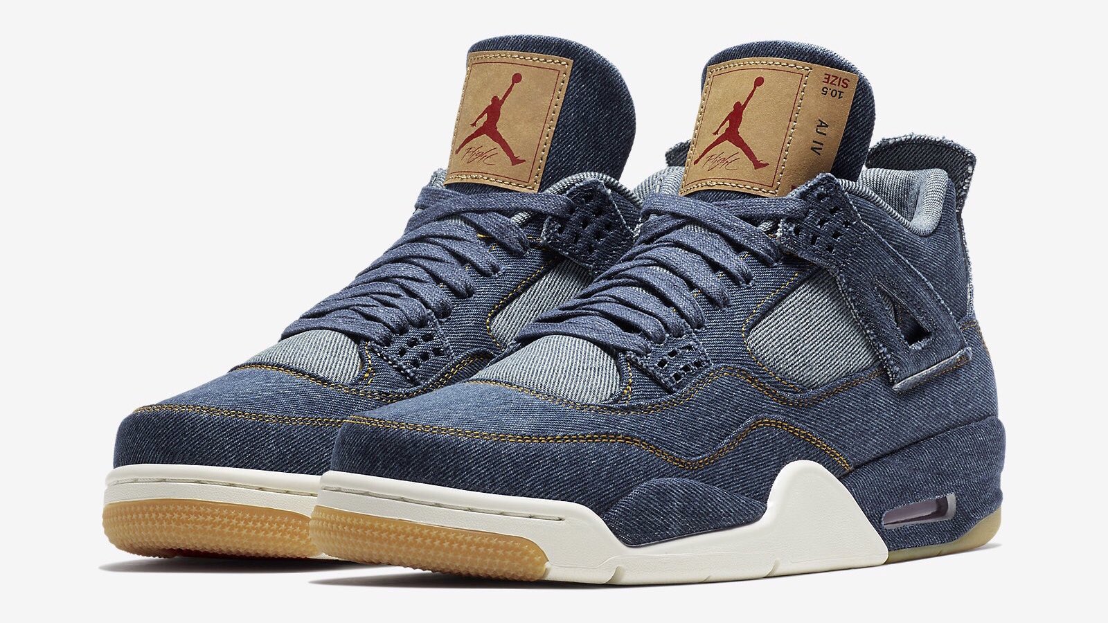 Jordan retro 4 x levis sale