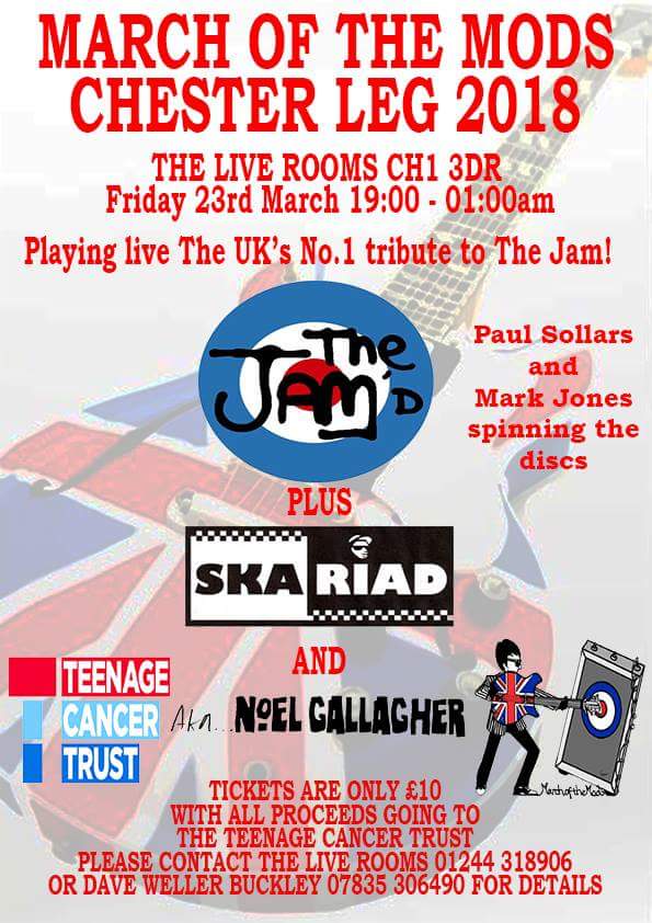 Skariad (@skariad) on Twitter photo @northwalesgigs <a href="/TotalChester/">Total Chester</a> #Chester <a href="/ChesterNiteLife/">Chester Night Life</a> #Mod #Ska
facebook.com/skariadsounds @northwalesgigs <a href="/TotalChester/">Total Chester</a> #Chester <a href="/ChesterNiteLife/">Chester Night Life</a> #Mod #Ska
facebook.com/skariadsounds
