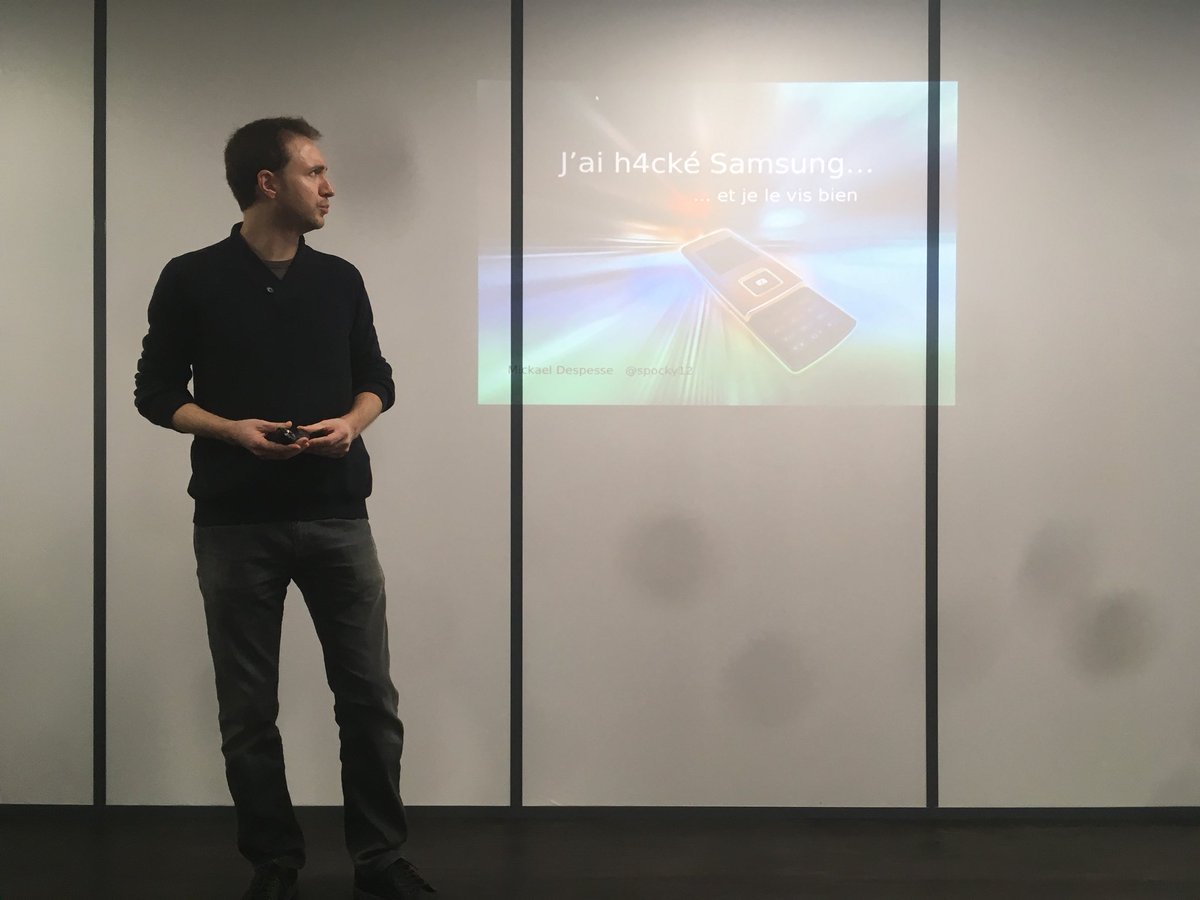 WizaTech's tweet photo. Pour finir @Spocky12 nous parle de hacking et de Samsung #wizatalks https://t.co/wy7sgCg0Hr