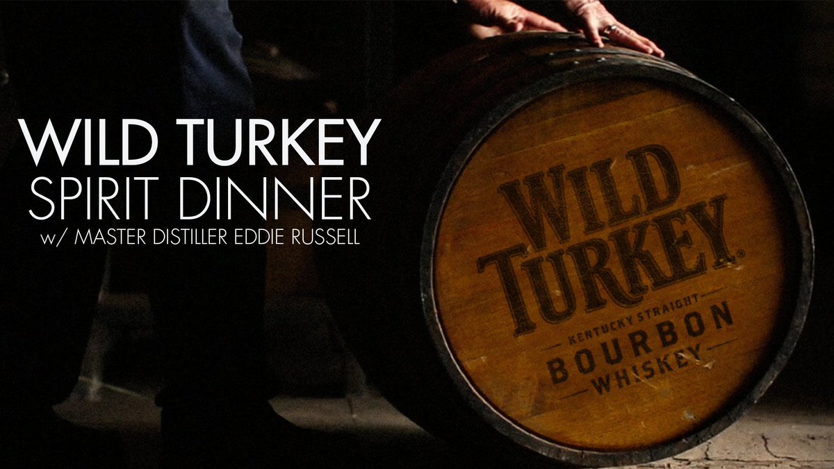 On January 30th, Experience the legacy spirits of Wild Turkey paired with fine culinary dishes with special guest Eddie Russell, master distiller and grandson of Wild Turkey founder Jimmy Russell. Reservations: Chianina.com