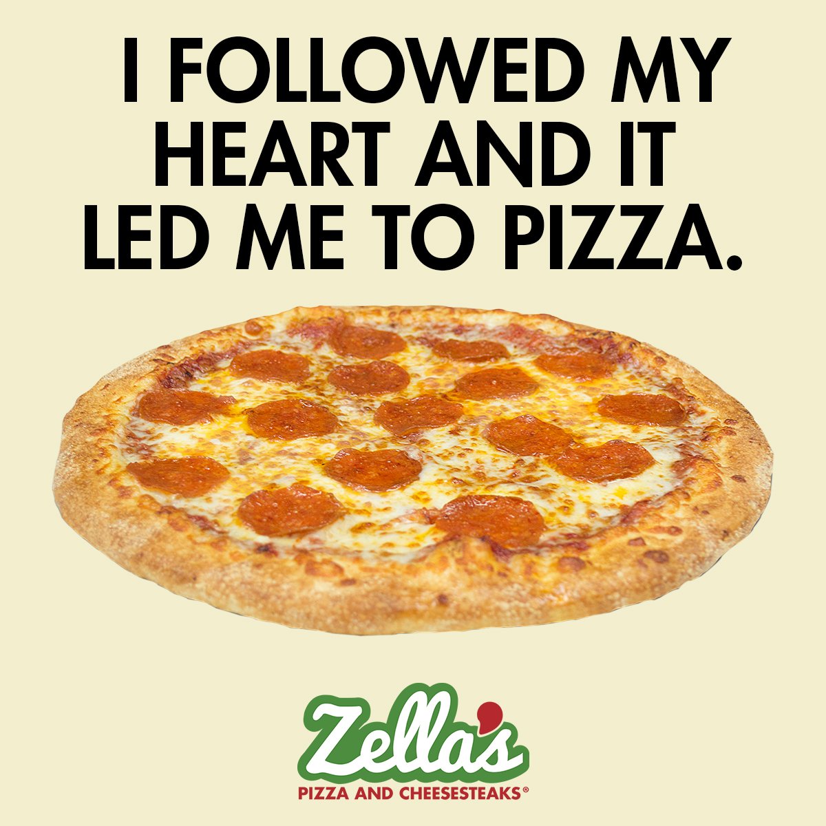 ZellasPizza's tweet photo. Follow you heart... :) https://t.co/Tkmxwg2ken https://t.co/oaNvBf8oOc