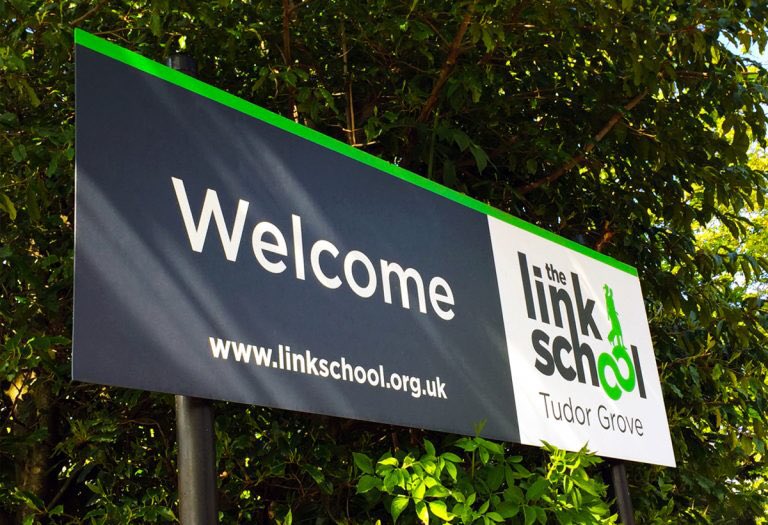 creativestreak1's tweet photo. Here's one we designed and produced earlier...including the new Link School branding, marketing design and print. Clean and punchy. #creativestreak #signproduction #neproperty #knightfrank #cushman&wakefield #gva #colliersleeds https://t.co/ZLbwoUYYtX
