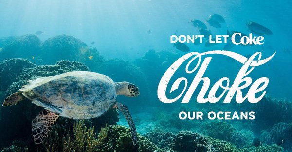 marynirs's tweet photo. Hey #CocaCola: Stop choking our oceans with plastic! Oceans are not a sewer! #BreakFreeFromPlastic https://t.co/ZRXo5TNHXC https://t.co/NFBm84YT3M