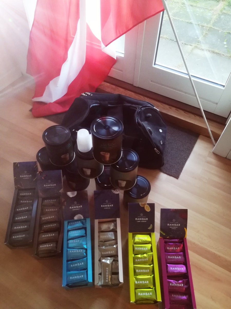 RAWBAR og Protein til herrelandsholdet #ehfeuro2018 #håndbold #hndbld <a href="/OrganicNaturedk/">Organic Nature</a> ønsker god turnering