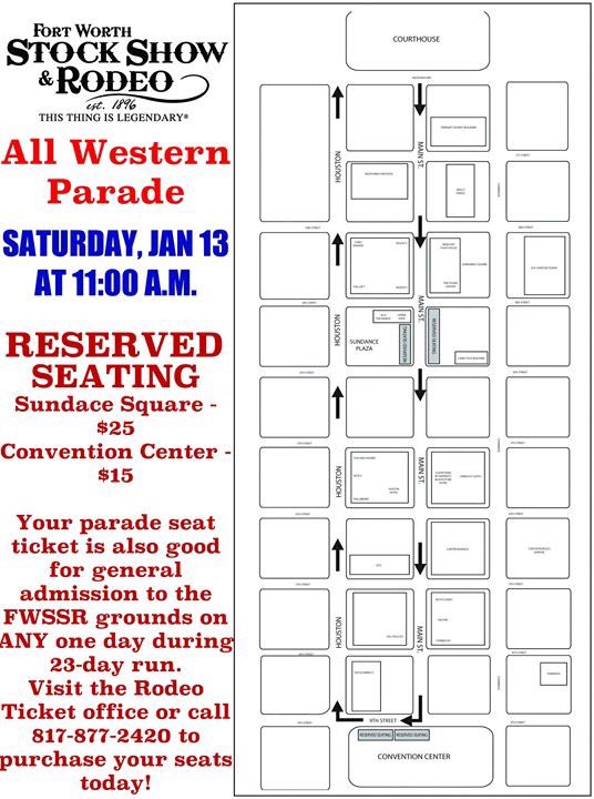 The #fwssr All-Western Parade might not include motorized vehicles but with more than 2,000 horses it’s not lacking in horsepower!