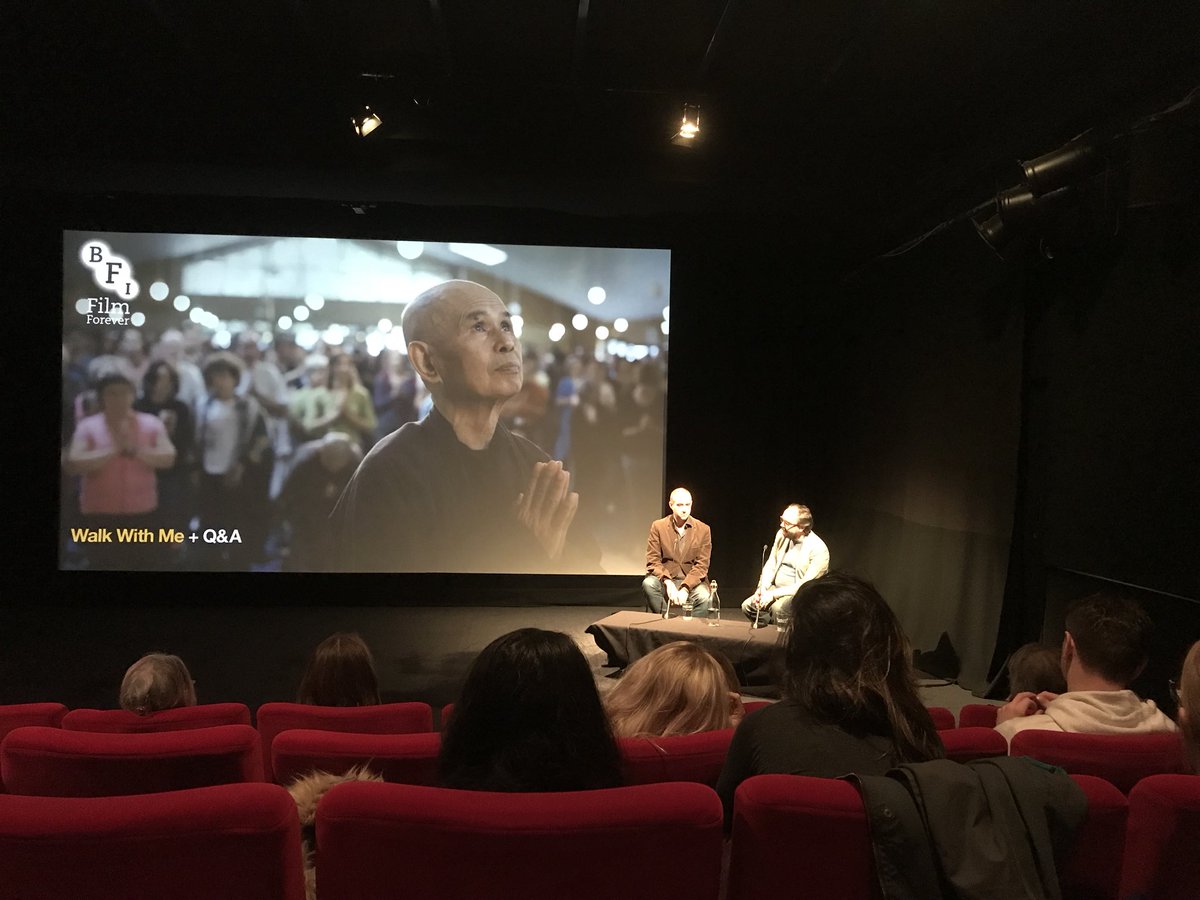 MindfulHerts's tweet photo. When movie theatres become meditation halls #WalkWithMeFilm🙏 beautiful immersive experience thank you “sitting like a mountain I smile @thichnhathanh #mindfulhearts https://t.co/nexkf2EZW5