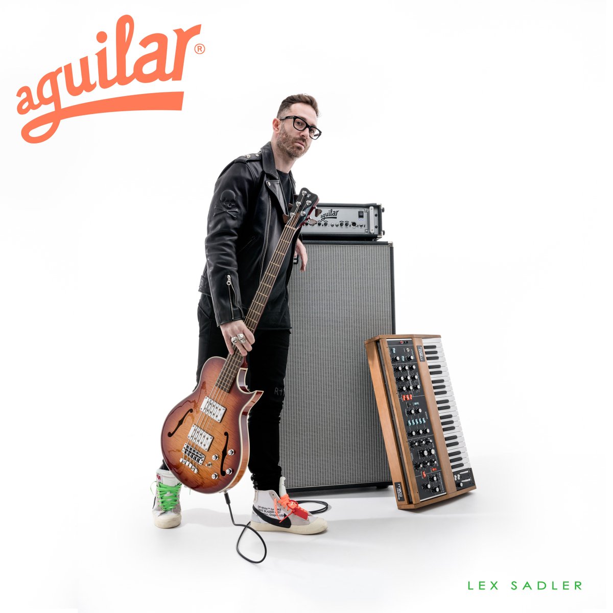 aguilaramp's tweet photo. “The Aguilar #DB751 has been my amp of choice for years. No other amp provides the clarity I need on electric bass, and the awesome low-end from my synth bass.” Thank you for being part of the #AguilarFamily Lex!
#Aguilar #AguilarAmp #Bass #BassGear #DB412 #LexSadler https://t.co/jRH4LE6sTy