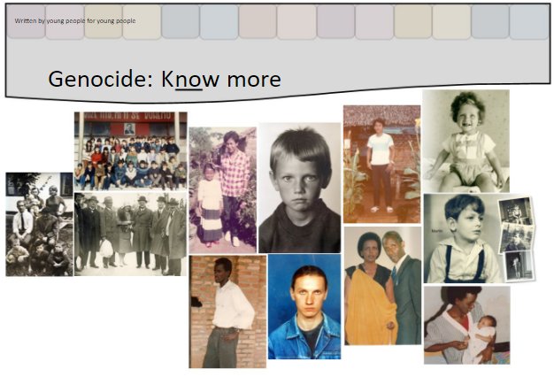 genocide8020's tweet image. Our school group has worked with students from @nghs_history to write a book about #genocide A huge thank you to @thehistoryguy for writing the foreword. Please help us raise awareness by taking a look and RT! #genocideknowmore #powerofwords hamptonschool.org.uk/documents/geno…