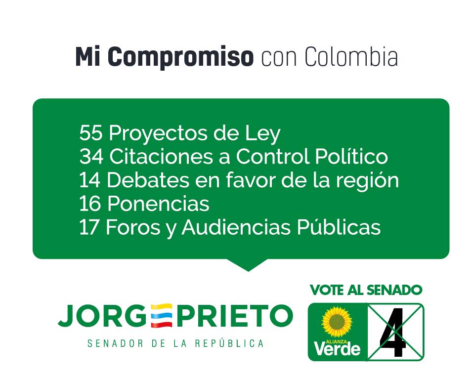 Jorge_PrietoR's tweet photo. #Felizmiercoles Mi compromiso con #Colombia #salvAGUArdaLaVida #ImpulsaLaRegión #4PaSonarTanBueno 🌻 #Verde4 #SomosAguayRegión #4Senado https://t.co/R8RGgmppwH
